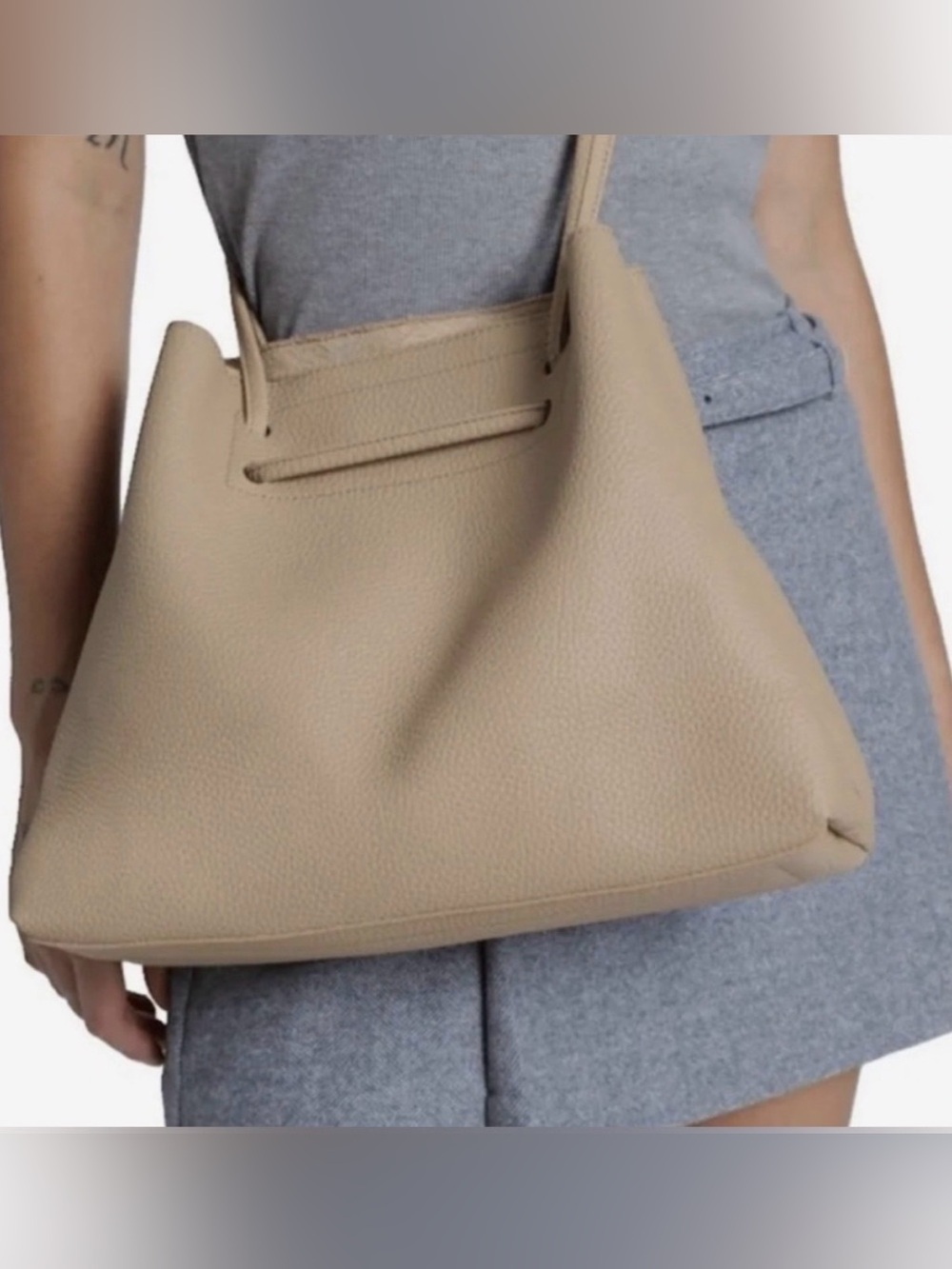 NWOT 8 Other Reasons vegan leather slouchy bucket bag
